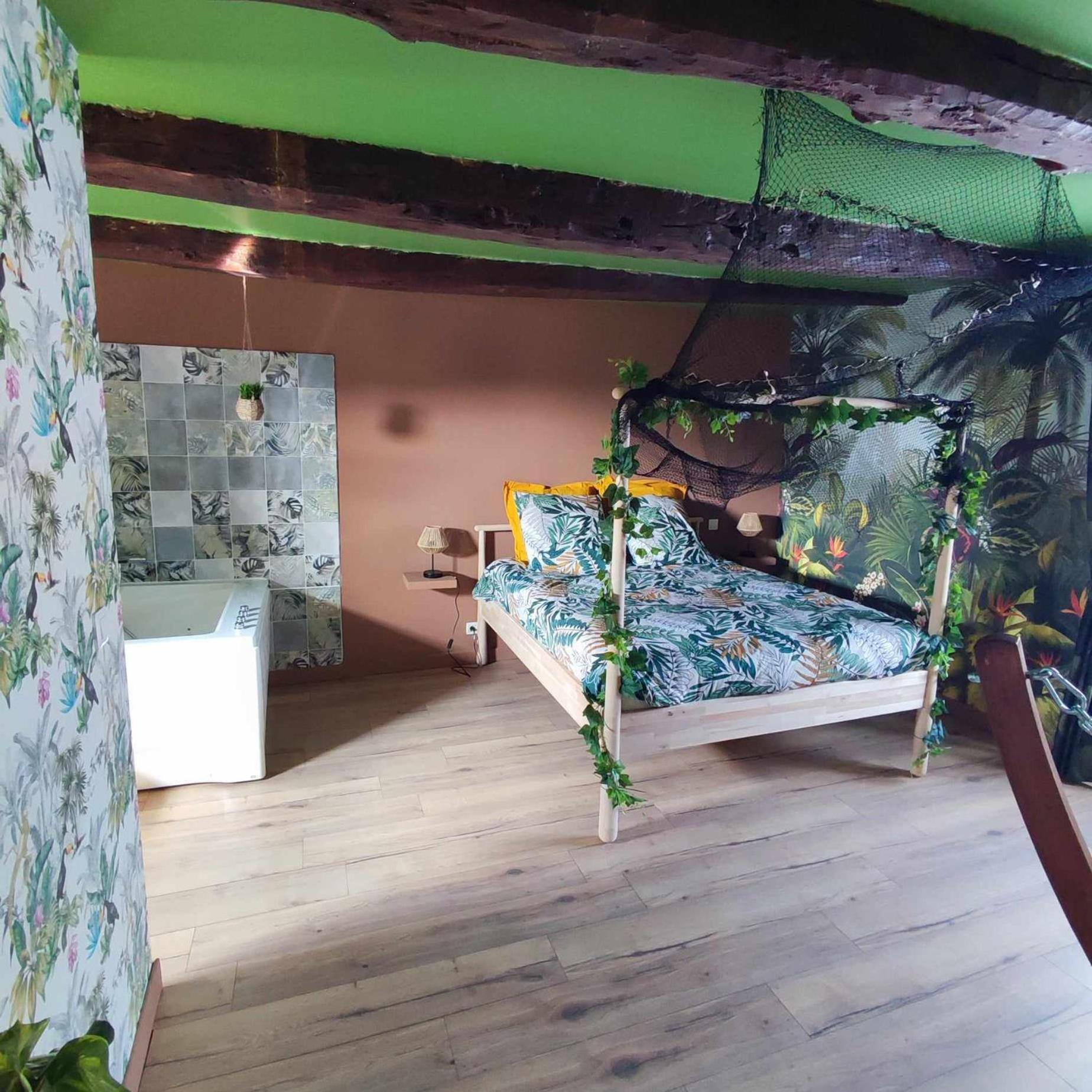 L'Evasion Jungle Appartement Saint-Pierre-de-Plesguen Buitenkant foto