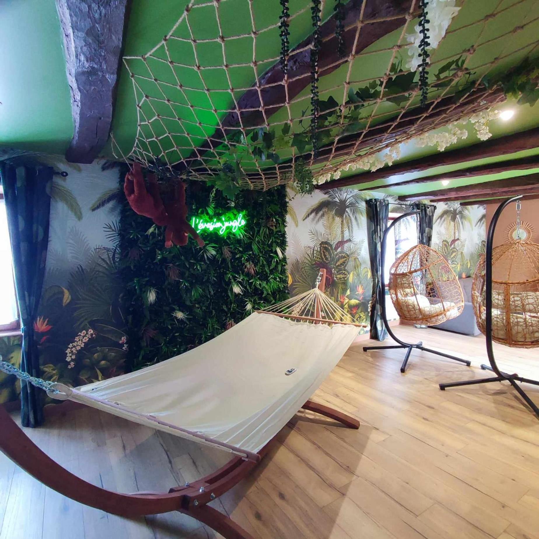 L'Evasion Jungle Appartement Saint-Pierre-de-Plesguen Buitenkant foto